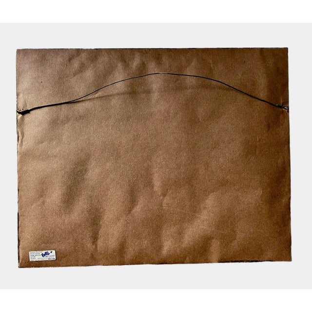 1920s Framed Battle of Montereau France Framed Lithograph Litho De C. Molte Walhier Del For Sale - Image 4 of 10