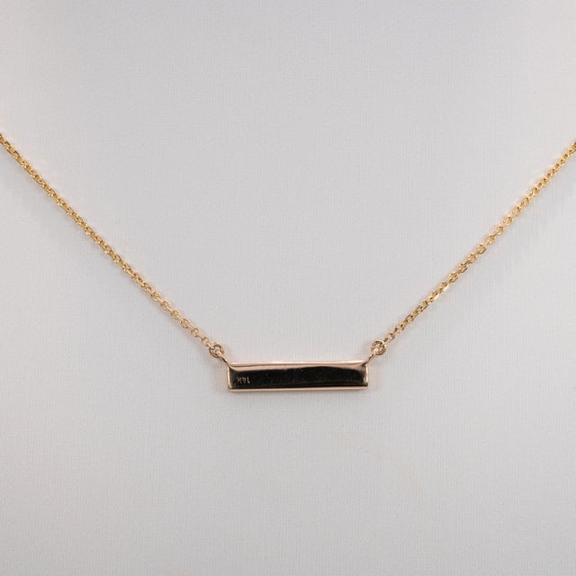 Natural Zambian Emerald Necklace in Solid 14k Gold – 2mm Round Green Emerald Gem For Sale In Columbus - Image 6 of 7