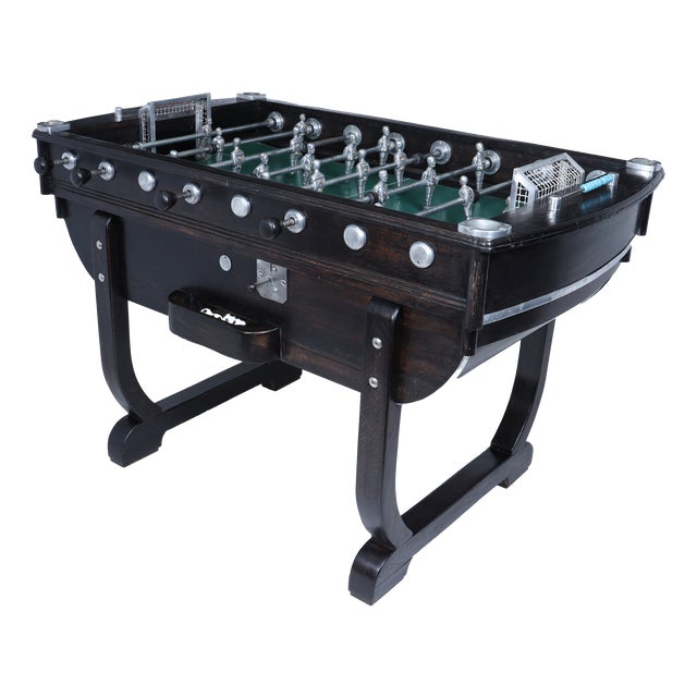 French Oak Coin-Operated Table Football Baby Foot Table, 1929 For Sale