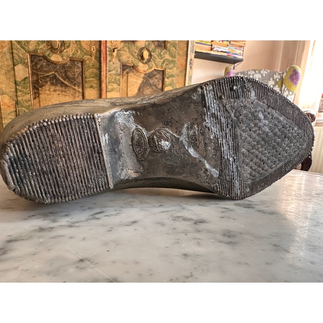 Mid-20th Century Industrial Turkish Metal Boot Mold For Sale - Image 9 of 14
