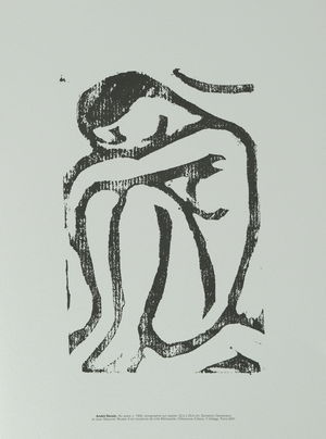 André Derain, Nu assis, Etching