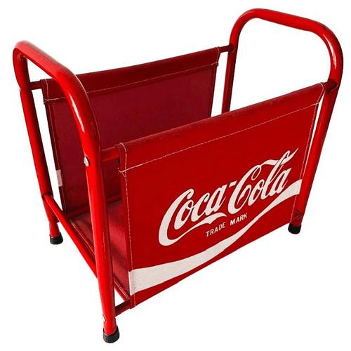Vintage Coca-Cola Magazine Rack Collectors Item, 1980s For Sale - Image 3 of 8