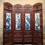 A truly magnificent and monumental vintage Chinese four-panel floor screen, sourced from a private collection. This...