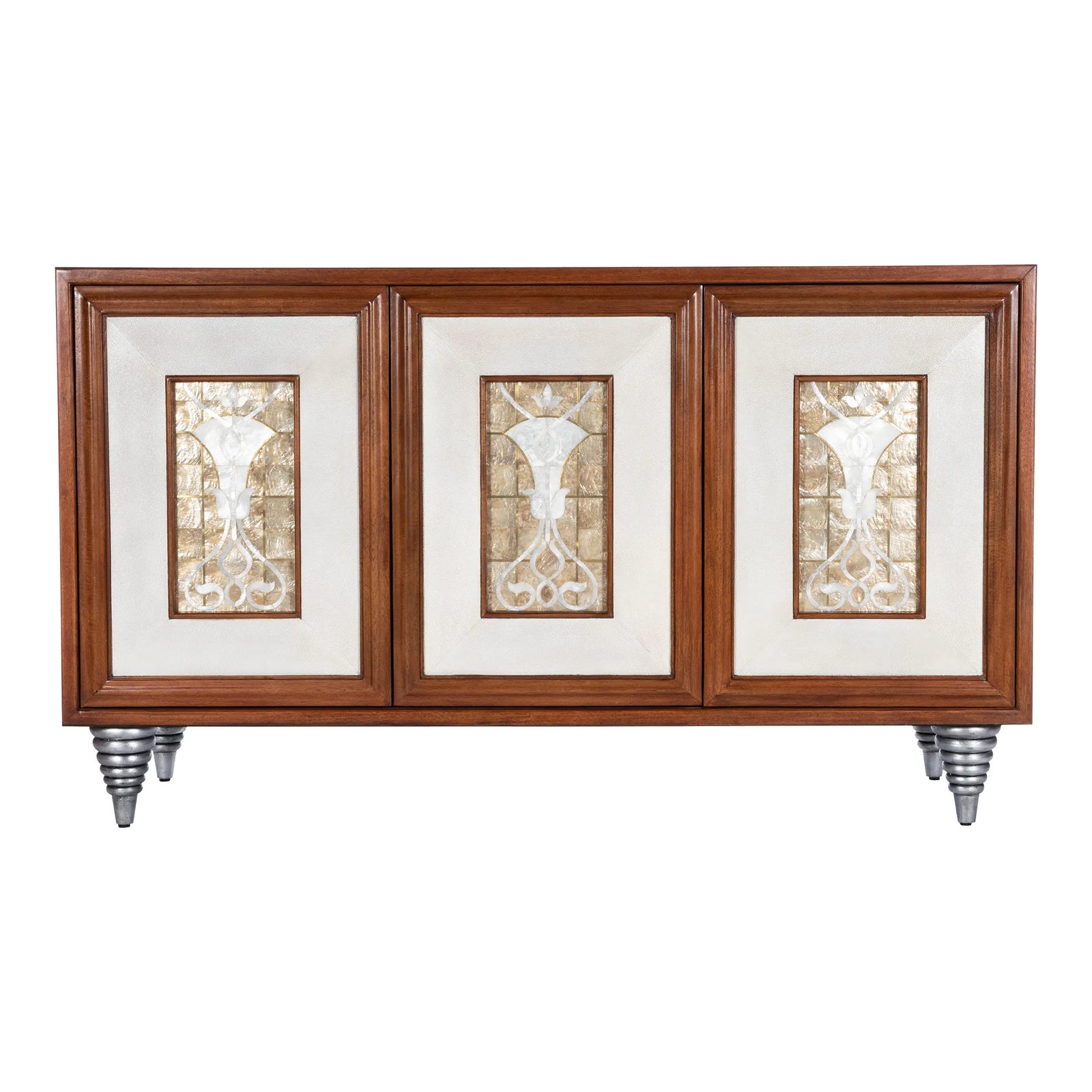 Shelly Leather & Capiz Shell Inlay 55