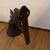 Metal Vintage Cast Iron Squirrel Hanging Bell For Sale - Image 7 of 11