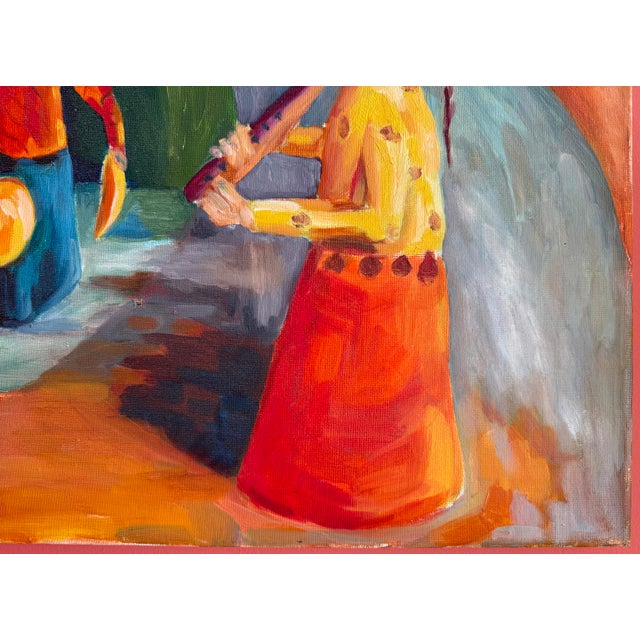 1960s Whimsical Still Life Painting by French Artist, Marie Laure-Ilie For Sale - Image 4 of 10