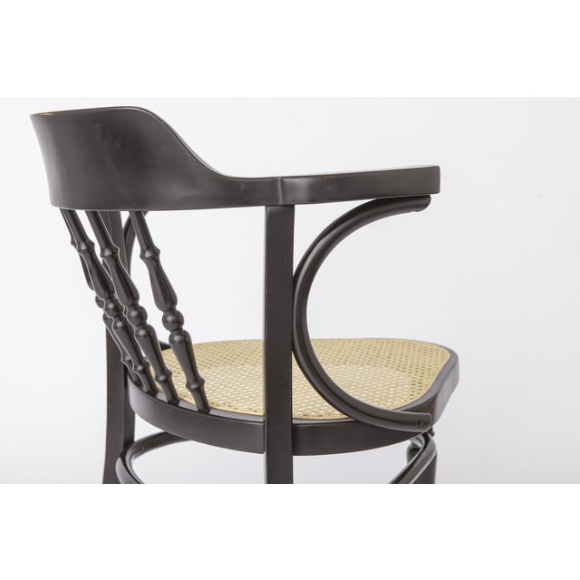 Black Vintage Bentwood Armchair, 1990s For Sale - Image 8 of 9
