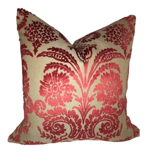 Designers Guild Linen Damask Pillow Cover