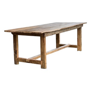 French Farmhouse Dining Table – Reclaimed Wood - 90" For Sale