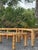 Coastal Vintage Coastal Rattan 3-Piece Living Room Table Set With Glass Tops For Sale - Image 3 of 9