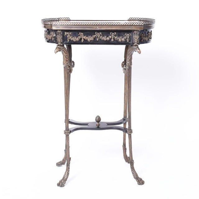 Pair of French Inlaid Tables or Stands For Sale - Image 4 of 12