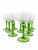 1960s Bohemia Glass Remmare Liqueur Glasses with Green Stem, 12 Pieces, 1960s from Royal Dux Bohemia, Set of 12 For Sale - Image 5 of 5