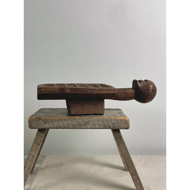 19th Century Antique Hand Carved African Songye Game Board/Mancala For Sale - Image 5 of 13