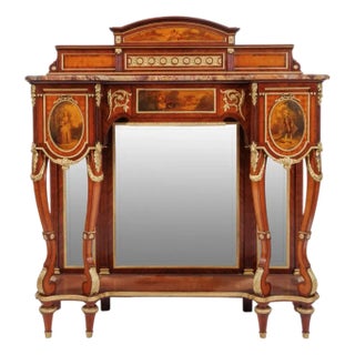 A French Ormolu Mounted Kingwood and Vernis Martin Console Table, Circa 1880 For Sale