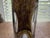 Vintage Encased Sommerso Murano Art Glass Windows Vase in Amber & Brown For Sale - Image 6 of 7