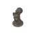 Chinese Dark Gray Stone Anjali Mudra Standing Cute Lohon Monk Statue For Sale In San Francisco - Image 6 of 8