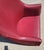 Custom Made Red Leather Arm Chair For Sale In Los Angeles - Image 6 of 9
