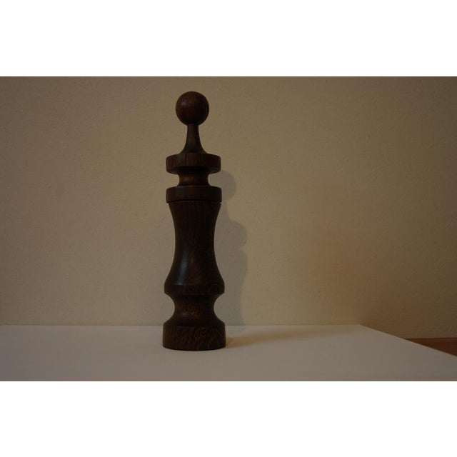 Wood Vintage Wenge Wood Pepper Mill from Laurids Lonborg, Denmark, 1960s For Sale - Image 7 of 12