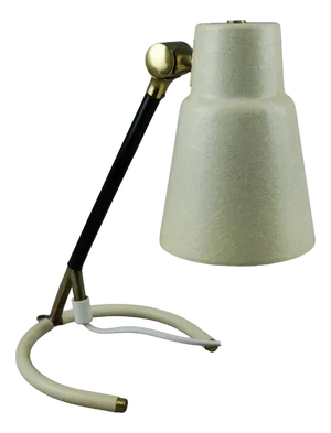 Fibreglass and Brass Wall Lamp for Falkenbergs Belysning, Sweden, 1950s