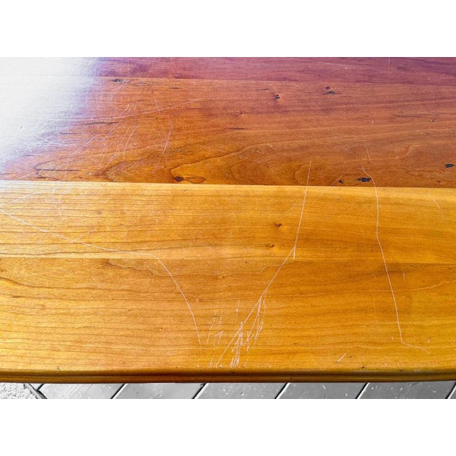 Large Solid Cherry Desk For Sale - Image 17 of 18