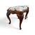 Elevate your interiors with this exceptional pair of vintage Louis XV style stools, newly and meticulously upholstered in...