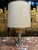 Gold Silver Metal Floor Lamp For Sale - Image 8 of 8