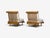 1960s Charlotte Perriand, Rare 'La Cachette' Lounge Chairs, Oak, Fabric, France, 1960s For Sale - Image 5 of 18
