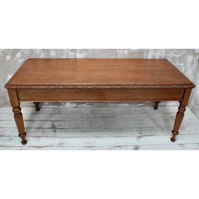 Antique Victorian Fruitwood Centre Table, 1890 For Sale - Image 3 of 10