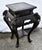 Black Chinese Carved Hardwood Plant Stand Jardiniere Two Tier Side Table 1920s For Sale - Image 8 of 14