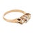 Late 19th Century Late 19th Century Victorian Gia Old Mine Cut Diamond Pearl 14k Yellow Gold Ring, Size 4.25 For Sale - Image 5 of 5