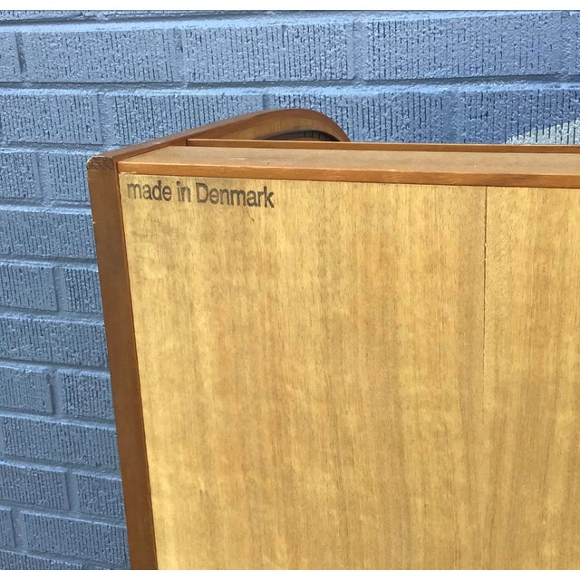 Mid 20th Century Danish Modern Mid-Century Teak Roll Top Desk For Sale - Image 12 of 12