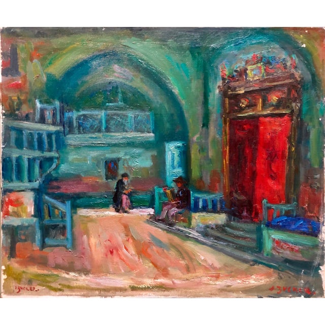 Genre: Post Impressionist Subject: Landscape Medium: Oil Surface: Canvas Country: France Dimensions: 24" x 20" Jacques...