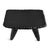 Modern Tribal Black Chiseled Leg Wood Low Stool For Sale - Image 9 of 12
