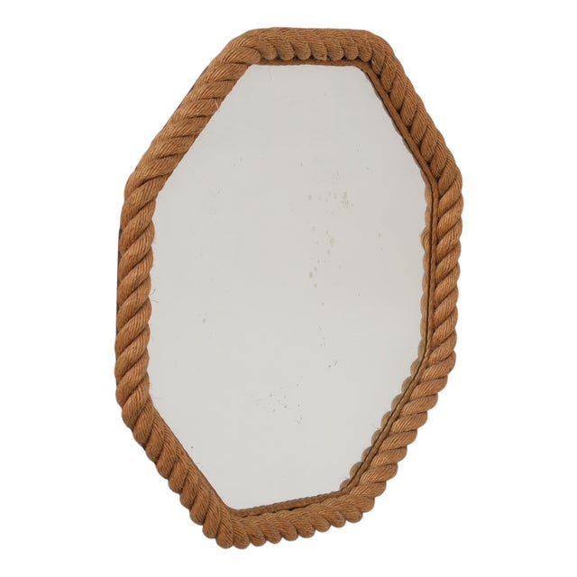 Mid-Century Modern French Mirror by Audoux-Minet, 1960s For Sale