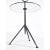 Pair of Italian Modern Round Glass Gueridon Side Tables With Tripod Steel Bases For Sale - Image 6 of 12