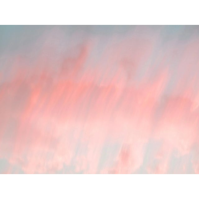 Contemporary Abstract Clouds Mounted Photographic Color Print For Sale