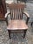 Wood Solid Wood Vintage Bank Desk Chair For Sale - Image 7 of 10