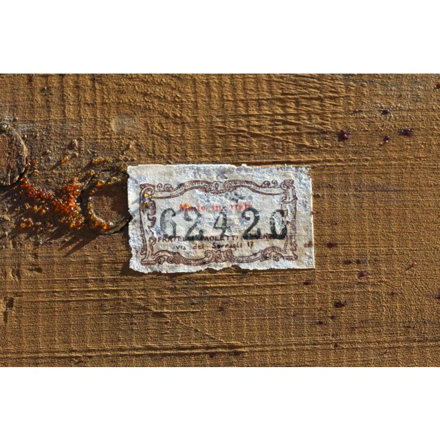 Italian Wood and Gold Leaf Mirror For Sale - Image 12 of 12