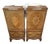 Antique 1920s Art Deco Pedestal Cabinets, A Pair For Sale