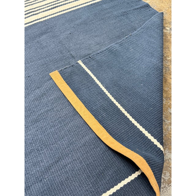 7ft 7in × 10ft 1 in Serena & Lily Signature Cotton Dhurrie Rug For Sale - Image 12 of 12