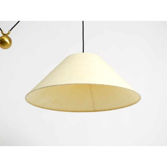 Large Kera Adjustable Counterweight Pendant Lamp by Florian Schulz 1980s For Sale - Image 4 of 13