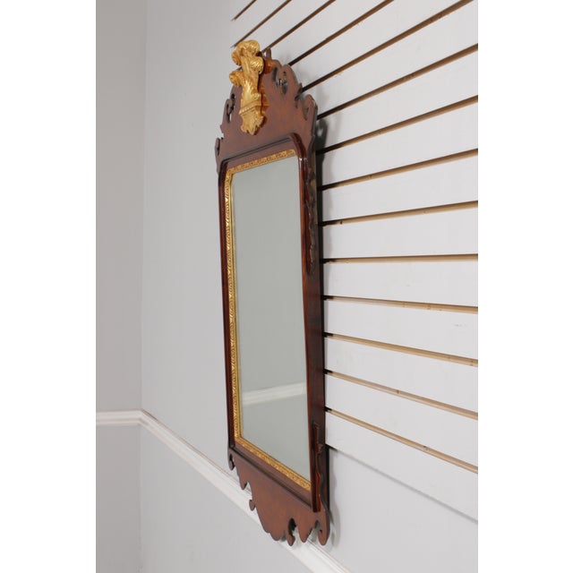 Age: Approx. 20 Years Old Details: Prince of Wales Style Gilt Gold Accents Beveled Glass Fine Carved Details High Quality...