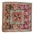 Vintage Distressed Oushak Square Rug Mat - 1'7" x 1'6" For Sale