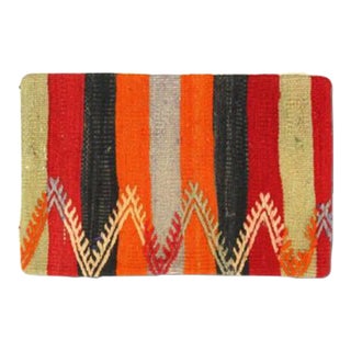 Vintage Hand Woven K44 Pillow 16" X 24" For Sale