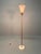 White Acrylic Glass and Brass Floor Lamp by Giuseppe Ostuni for Oluce, 1959 For Sale - Image 8 of 9