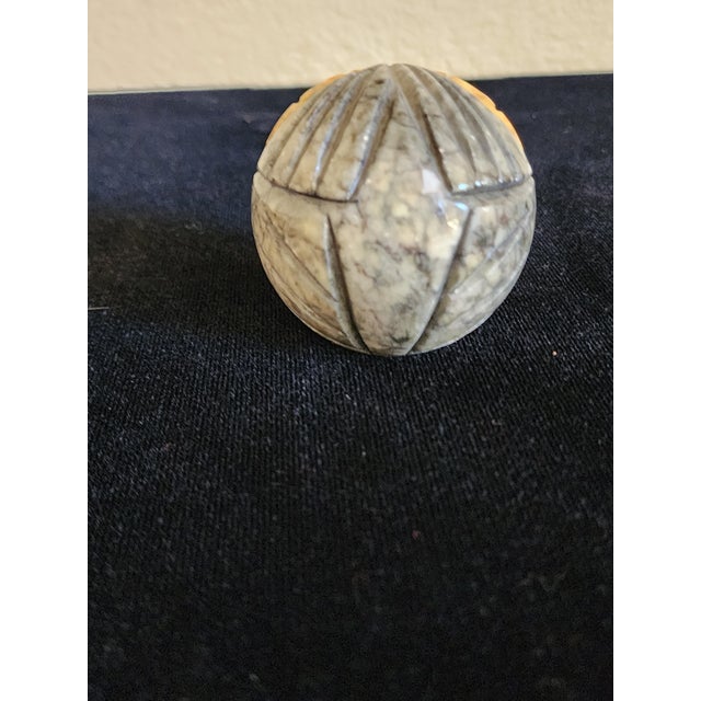 Mid 20th Century Vintage Handcrafted Alabaster Owl For Sale - Image 5 of 8