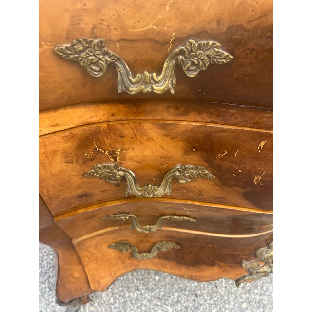 Wood Mid 20th Century Vintage XV French Style Chest of Drawers For Sale - Image 7 of 12