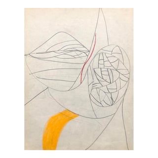 1950s Paul McCarron Mid-Century Drawing For Sale