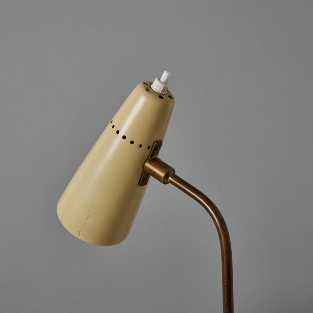 1950s Stilnovo Table Lamp With Original Yellow Label For Sale - Image 12 of 18