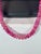 Natural 140 Carat Natural Ruby Bead Single Strand Necklace with Silver Clasp For Sale - Image 9 of 18